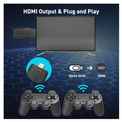 Consola Video Juegos 2 Controles 64gb